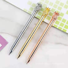 Wholesale Fancy Fruit Cute Fruit Pen Twist Colorful Beauty Custom Logo Pineapple Ballpoint Pen With Pineapple On The Top